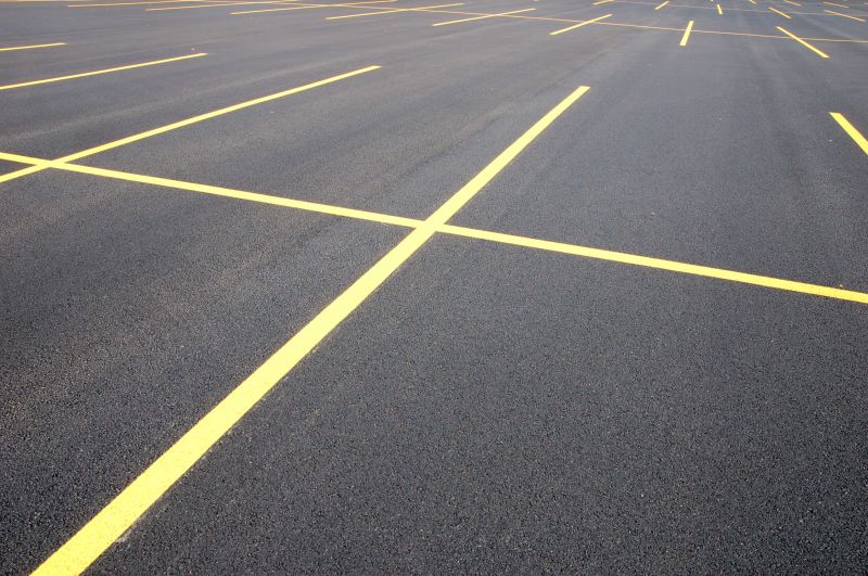 Sealed Asphalt Parking Lot